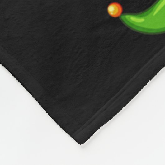 Security Guard Elf Matching Family Group Christmas Fleecedecke (Ecke)