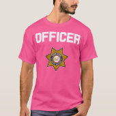 Security Officer Enforcement Badge Police Guards D T-Shirt (Vorderseite)