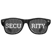 SECURITY Retro Shades / Fun Party Sonnenbrille (Vorderseite)