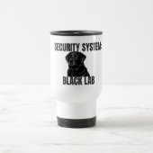Security System Black Lab Travel Mug Reisebecher (Mittel)