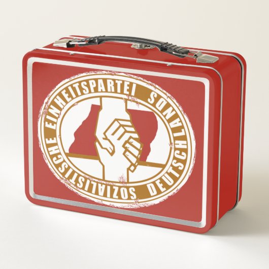SED Vintag Metal Lunch Box (Rückseite)