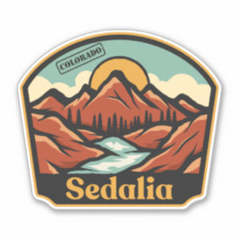 Sedalia, Colorado-Aufkleber Aufkleber