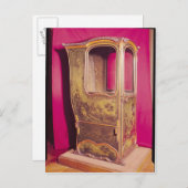 Sedan Chair Postkarte (Vorne/Hinten)