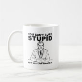 Sedate Stupid Funny Mug Kaffeetasse (Links)