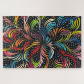 Seded Bush Medicine Dreaming von Selina Numina Puzzle (Horizontal)