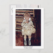 Sedentary Children by Egon Schiele Postkarte (Vorne/Hinten)