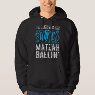 Seder Jewish Wine & Matzah Ballin' Pessach Hoodie