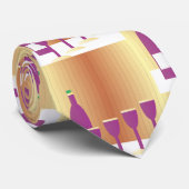 Seder Matza und Wein Krawatte (Gerollt)