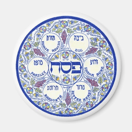 Seder Plate Magnet (Vorne)