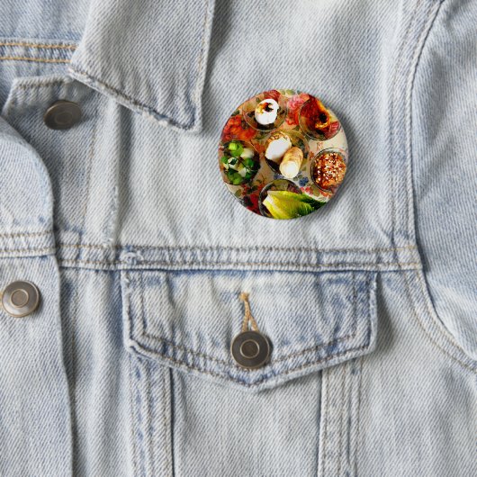 Seder Platte Button (Beispiel)