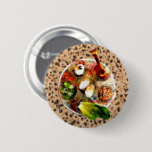 Seder Platte u. Matzah Button (Vorne & Hinten)