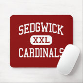 Sedgwick - Kardinäle - hoch - Sedgwick Kansas Mousepad (Mit Mouse)