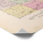Sedgwick Landkreis, Mount Hope und Derby, Kansas Poster (Ecke)