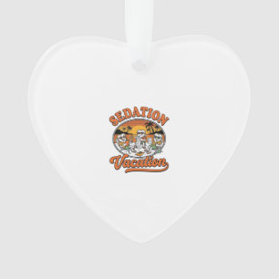 Sedierung Urlaub Retro Zahnmedizin Humor Shirt Des Ornament