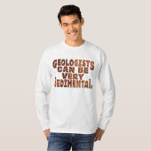 "Sedimental" Geologen T-Shirt (Vorne ganz)