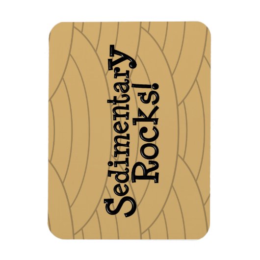 Sedimentäre Steine! Magnet (Vertikal)
