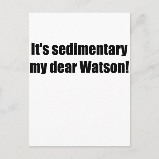 sedimentarschwarz postkarte (Vorderseite)