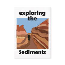 Sedimentgestein Erkundung von Sedimenten Wandern