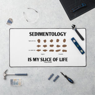 Sedimentologie ist mein Stück Lebensfelsen Geek Sp Schreibtischunterlage