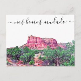 Sedona Anuncio de Mudanza Postkarte