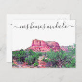 Sedona Anuncio de Mudanza Postkarte (Vorne/Hinten)