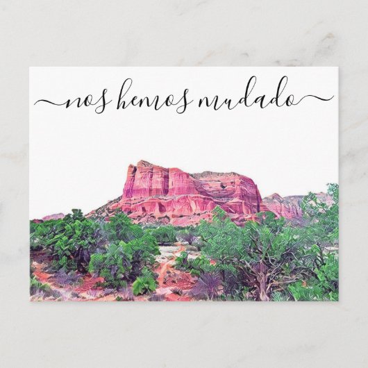 Sedona Anuncio de Mudanza Postkarte (Vorderseite)