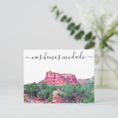 Sedona Anuncio de Mudanza Postkarte (Stehend Vorderseite)