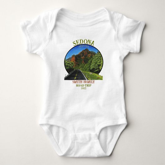 Sedona Arizona Baby Bodysuit Baby Strampler (Vorderseite)