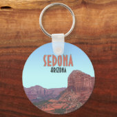 Sedona Arizona Bell Rock Canyon Vintag Schlüsselanhänger (Vorderseite)