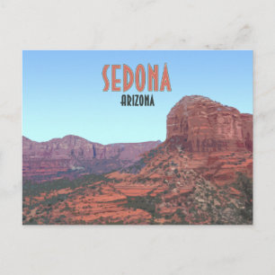 Sedona Arizona Bell Rock Canyon Vintage Postkarte