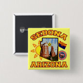 Sedona, Arizona Button (Vorne & Hinten)