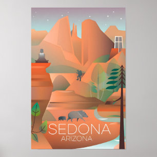 Sedona, Arizona Druck Poster