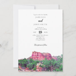 Sedona Arizona Einladung zur Hochzeit