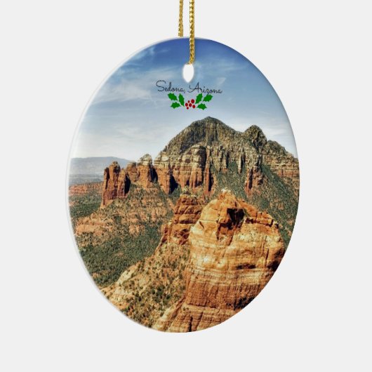 Sedona, Arizona (Heilige Weihnachten) Keramik Ornament (Rechts)