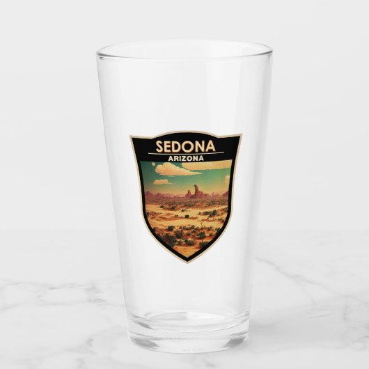 Sedona Arizona Highlights Abzeichen Glas (Vorderseite)