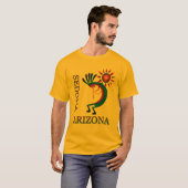 Sedona Arizona Kokopelli mit Sun Gold T-Shirt (Vorne ganz)