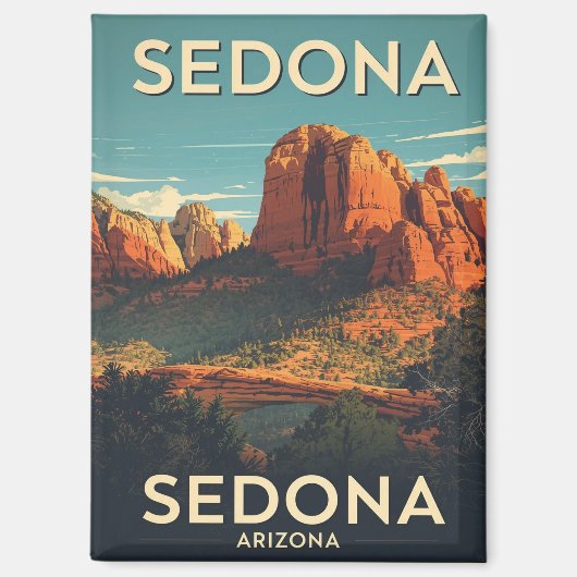 Sedona Arizona Magnet (Vorderseite)