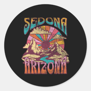 Sedona Arizona Natur Wandern Berge Outdoor Vi Runder Aufkleber