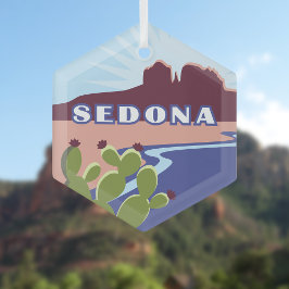 Sedona, Arizona Ornament Aus Glas