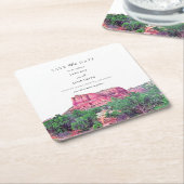 Sedona Arizona Paper Untersetzer Save the Date (angewinkelt)