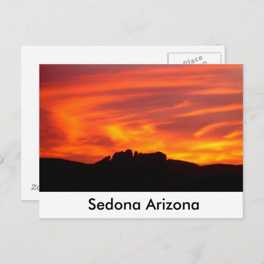 Sedona Arizona Postkarte (Vorne/Hinten)