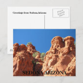 SEDONA ARIZONA POSTKARTE (Vorne/Hinten)