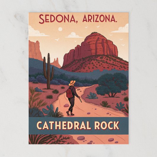 Sedona, Arizona Postkarte