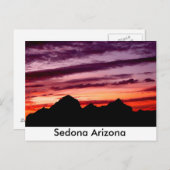 Sedona Arizona Postkarte (Vorne/Hinten)