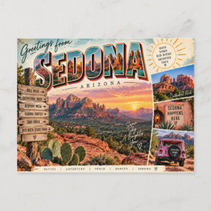 Sedona Arizona Postkarte
