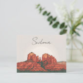 Sedona Arizona Postkarte (Stehend Vorderseite)