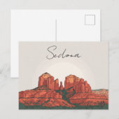 Sedona Arizona Postkarte (Vorne/Hinten)