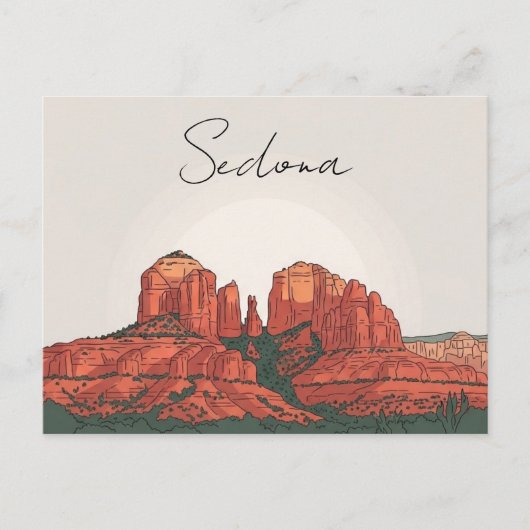 Sedona Arizona Postkarte (Vorderseite)