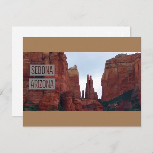 Sedona Arizona Postkarte (Vorne/Hinten)