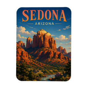 Sedona Arizona Red Rocks Abenteuer Design Magnet